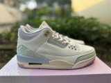 Authentic Air Jordan 3 GS Sail and Jade Aura