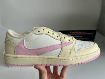 Authentic Travis Scott x Air Jordan 1 Low Shy Pink/Sail Authentic Travis Scott x Air Jordan 1 Low Shy Pink/Sail