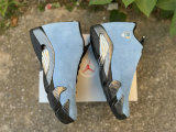 Authentic Air Jordan 14 University Blue/Black