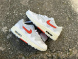 Authentic Nike Air Max 1 Grey/White/Orange