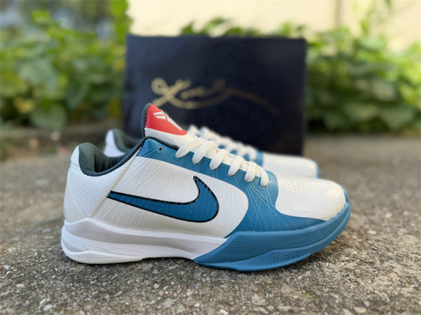 Authentic Nike Kobe 5 Protro Lake Blue/Milky White