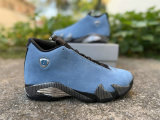 Authentic Air Jordan 14 University Blue/Black