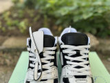 OFF-WHITE Out Of Office Leather White Black