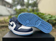 Authentic Air Jordan 1 Low OG GS Whtie/DK.Blue