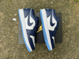 Authentic Air Jordan 1 Low OG Whtie/DK.Blue