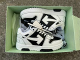 OFF-WHITE Out Of Office Leather White Black