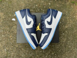 Authentic Air Jordan 1 Low OG Whtie/DK.Blue