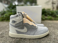 Authentic Air Jordan 1 High OG GS Grey/Sail