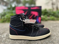 Authentic Air Jordan 1 High OG GS Black/Muslin