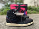 Authentic Air Jordan 1 High OG GS Black/Muslin