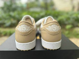 Authentic Air Jordan 1 Low OG Linen-Whitte