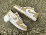 Authentic Air Jordan 1 Low OG Linen-Whitte