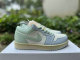 Authentic Air Jordan 1 Low OG GS Sail/Jade Aura