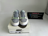 Authentic Air Jordan 1 Low OG Grey/White/Green
