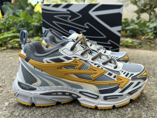 OFF-WHITE Be Right Yellow Grey