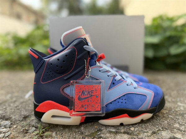 Authentic Air Jordan 6 Navy