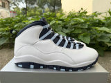 Authentic Air Jordan 10 Retro Ice Blue/White/Red