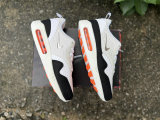 Authentic Nike Air Max 1 Black/White/Orange