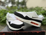 Authentic Nike Air Max 1 Black/White/Orange