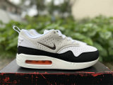 Authentic Nike Air Max 1 Black/White/Orange
