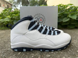 Authentic Air Jordan 10 Retro Ice Blue/White/Red