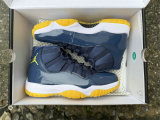 Authentic Air Jordan 11 Gamma Blue/Black