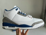 Authentic Air Jordan 3 “White and True Blue”