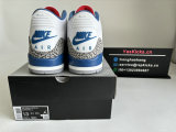 Authentic Air Jordan 3 “White and True Blue”