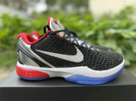 Authentic Nike Kobe 6 PE Silver/Red/Black
