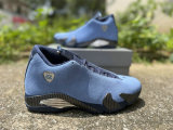 Authentic Air Jordan 14 University Blue