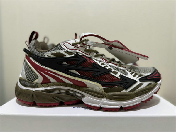 OFF-WHITE Be Right Khaki Red