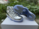 Authentic Air Jordan 11 Silver