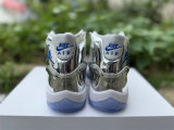 Authentic Air Jordan 11 Silver