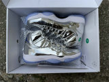 Authentic Air Jordan 11 Silver