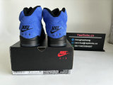 Authentic Air Jordan 5 Blue Suede
