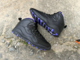Authentic Air Jordan 10 Retro Black/Purple