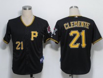 Pittsburgh Pirates #21 Roberto Clemente Black Cool Base Stitched MLB Jersey Pittsburgh Pirates #21 Roberto Clemente Black Cool Base Stitched MLB Jersey