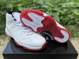 Authentic Air Jordan 11 White/Red