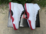 Authentic Air Jordan 11 White/Red