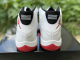 Authentic Air Jordan 11 White/Red