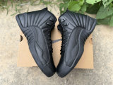 Authentic Air Jordan 12 Retro Black