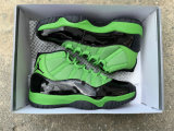 Authentic Air Jordan 11 Black/Green