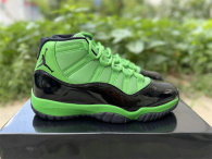 Authentic Air Jordan 11 Black/Green