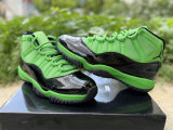 Authentic Air Jordan 11 Black/Green