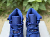 Authentic Air Jordan 11 Blue/White/Orange