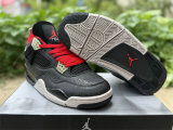 Authentic Air Jordan 4 Black Laser