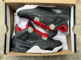 Authentic Air Jordan 4 Black Laser