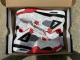 Authentic Air Jordan 4 “Laser” Red/Black/White