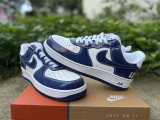 Authentic NIGO x Nike Air Force 1 '07 Low White/Blue