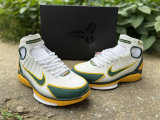 Authentic Nike Air Zoom Huarache 2K4 White/DK Green